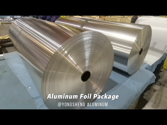 Aluminium Foil Rolls 1235 3003 5052 8006 8011 Aluminium Foil Roller Food Grade