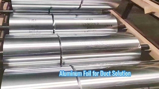 Saluran Asap Aluminium Foil Tahan Lama 8011 O Temper