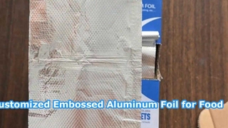 Aluminium foil timbul yang disesuaikan pelanggan untuk makanan