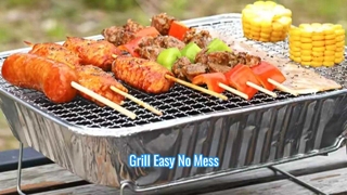 Panggangan BBQ Luar Ruangan Mudah Tanpa Pembersihan