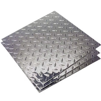 5052 5754 Diamond Aluminum Plate / Checkered Patterned Plate / Embossed Perforated Aluminum Sheet