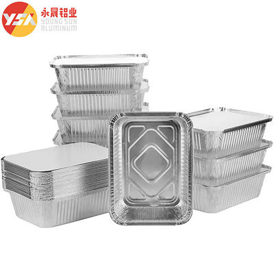 Aluminum Take Out Containers 450ml 500ml 750ml Foil Tin Trays Aluminium To Go Containers