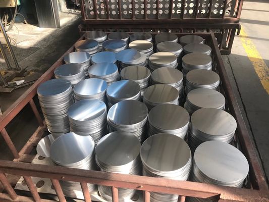 HO Aluminum Circle Plate Custom Diameter High Flatness Burr Free Edge Food Grade Deep Drawing