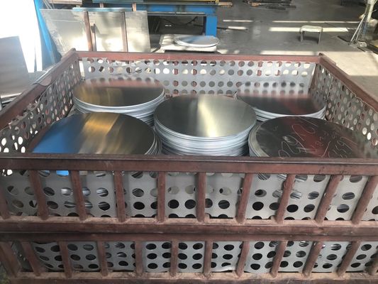 HO Aluminum Circle Plate Custom Diameter High Flatness Burr Free Edge Food Grade Deep Drawing