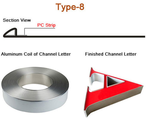 Corrosion Resistant Aluminum Trim Coil 1xxx 3xxx 5xxx 0.3-0.7mm Channel Letter Roll