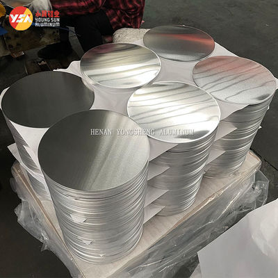 1100 1050 1060 3003 3004 Aluminum Round Disc Circle Coated Cookware Custom Diameter High Flatness Burr Free Food Grade