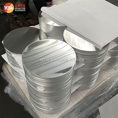 1100 1050 1060 3003 3004 Aluminum Round Disc Circle Coated Cookware Custom Diameter High Flatness Burr Free Food Grade