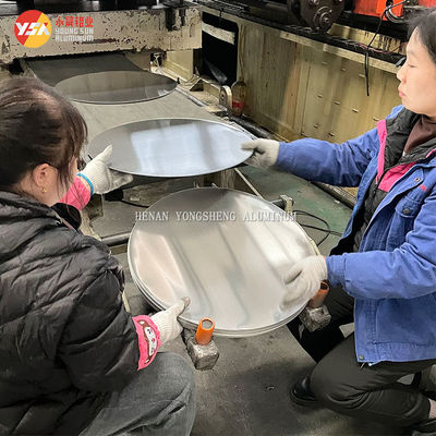 1100 1050 1060 3003 3004 Aluminum Round Disc Circle Coated Cookware Custom Diameter High Flatness Burr Free Food Grade