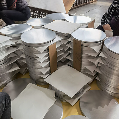 Pakaian Dapur Aluminium Wafer / Lingkaran / Disc 3003 3004 3105 Aluminium