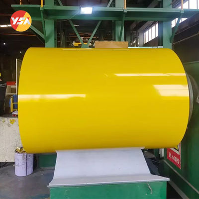 Warna Presisi Tinggi Dilapisi Aluminium Coil PE PVDF Alloy 6.5mm T851