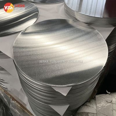 1050 Aluminium Lingkaran Perlengkapan Masak Lampu Custom Diameter Tinggi Flatness Burr Free Edge Food Grade