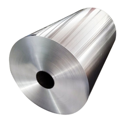 Customeried Silver Aluminium Alloy Foil Roll 6 mikron 8011 1100 Panjang