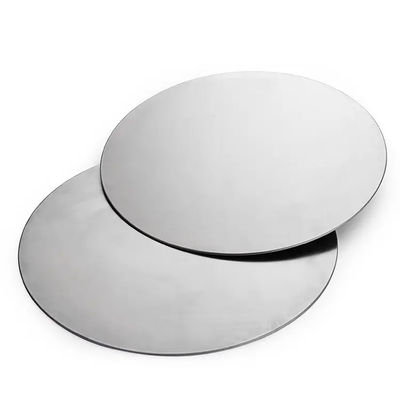 Cakram Lembaran Paduan Aluminium Bulat Seri 1000 3000 5000 Lingkaran Kustom Kerataan Tinggi Tepi Bebas Gerigi Food Grade