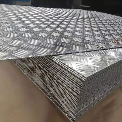 6061 1100 3003 5052 Aluminium Diamond Tread Plate Aluminium Embossed Checkered Plate