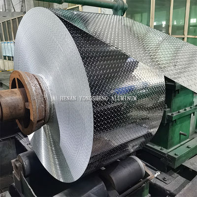 Lembar berlian Aluminium yang tergores 1060 1100 3003 5052 5754 Lapisan pemeriksaan aluminium