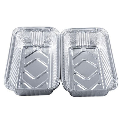 6.8 Oz persegi panjang Mini Cup Aluminium Foil sekali pakai Kue Loaf Pan