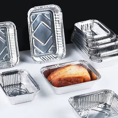 Panci Foil Kecil 130mm*100mm*42mm 230ml Panci Mini dengan Tutup