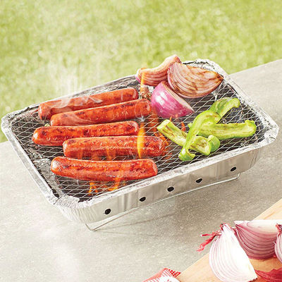 Outdoor Mini Portable Satu Kali Instan Batubara Grill Alat Camping Picnic Grill