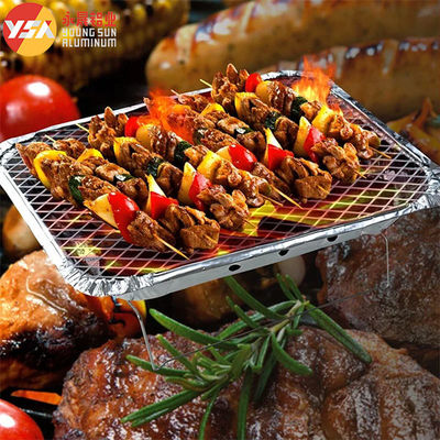 Grill Barbecue Aluminium Disposable Grill Pans Metal Mesh Stand Aluminium