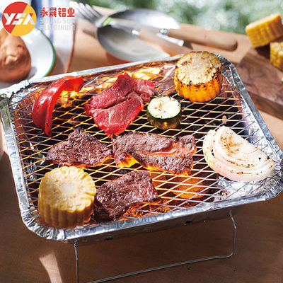 Grill BBQ Satu Kali Penggunaan Grill Batubara Portable Grill Disposable Grill Trays