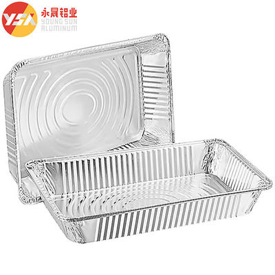 Aluminum Take Out Containers 450ml 500ml 750ml Foil Tin Trays Aluminium To Go Containers