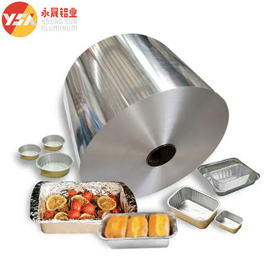 8006 Alloy H22 100mic Aluminium Foil Jumbo Roll Food Grade Container Foil