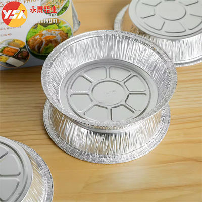 Panci Foil Bulat Dengan Tutup Freezer & Oven Aman Baking Memasak Panggang Satu - Waktu
