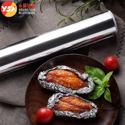 Roll Pembungkus Aluminium Foil 0.018x300mm 100m Foil Pembungkus Penyimpanan Makanan Dapur