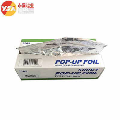 200 lembar 500 lembar Pop-Up Aluminium Foil Dapur Lembar Untuk Pengemasan Makanan