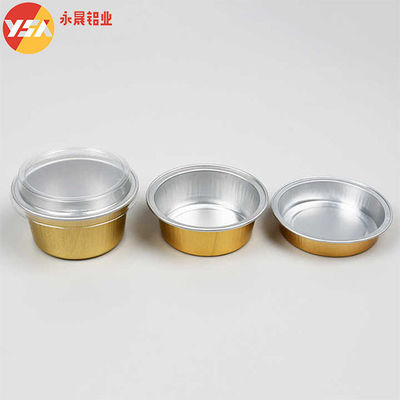 15/25/35ML Cangkir Foil Aluminium sekali pakai yang dapat disegel dengan tutup plastik