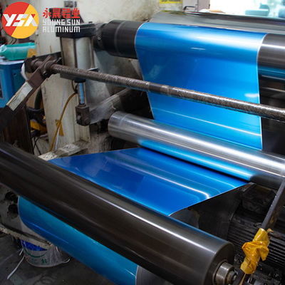 Blue Aluminium Mylar Spooling Foil Roll AL+PET Laminating Film