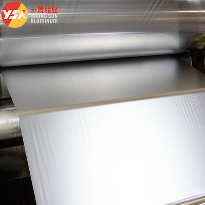 Fleksibel Saluran Single Sisi Polyester + AL Foil Laminated Film Material
