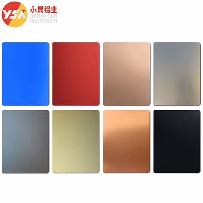 5052 Lembar Aluminium Anodisasi 2mm 3mm 4mm Hitam Biru Merah Piring Emas Rose
