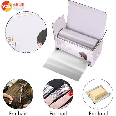 Hair Coloring Salon 8011 Aluminum Foil Roll 0.025mm 4.5cm 9.5cm Wrap Foil