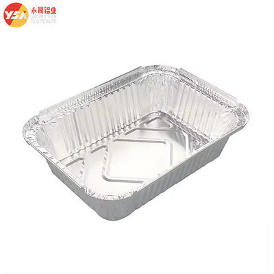 Kotak makan siang sekali pakai dari aluminium foil yang ramah lingkungan dan higienis