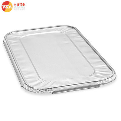 1/3 Ukuran Foil Uap Meja Pan Tutup - 100/Kasus F2619 Kontainer Foil Aluminium persegi