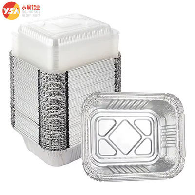 F1 8342 450ml Aluminium Foil Makanan sekali pakai dengan tutup