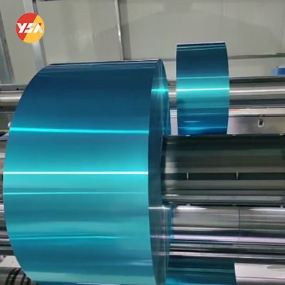 Hidrofilik 8011 Blue Aluminium Foil Roll Air Conditioner Heat Exchange Wrap
