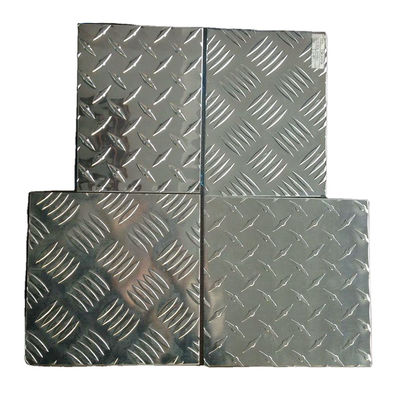 1 3 5 Bar Diamond Aluminium Sheet Plate Untuk Tread Treads Wear Resistant Dan Non slip