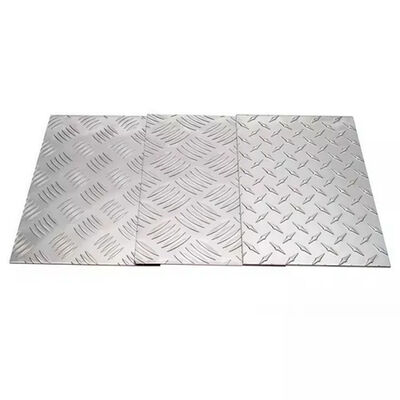 Non-Slip Diamond Pattern Sheet AA1100 Checkered Plate untuk Lantai Trailer (4ft x 8ft, Ketebalan 2mm-12mm)