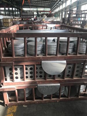 HO Aluminum Circle Plate Custom Diameter High Flatness Burr Free Edge Food Grade Deep Drawing