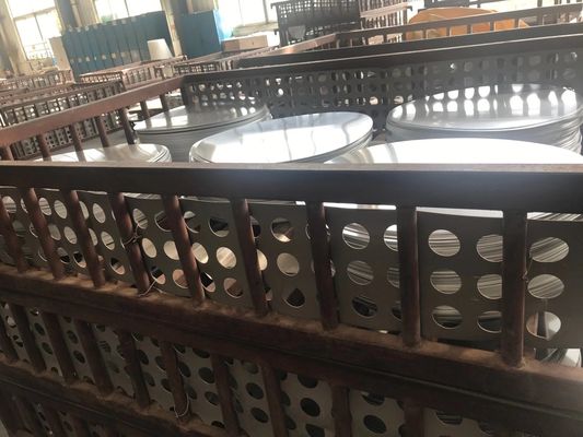 HO Aluminum Circle Plate Custom Diameter High Flatness Burr Free Edge Food Grade Deep Drawing
