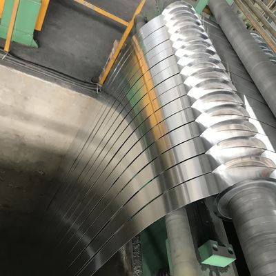 Kumparan Strip Aluminium Transisi 10mm Gulungan Tarik Tinggi Seri 8000 Anodized
