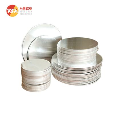 1050 1060 1100 3003 3005 Cakram Aluminium Peralatan Masak Lampu Diameter Kustom Kerataan Tinggi Tepi Bebas Gerigi Food Grade