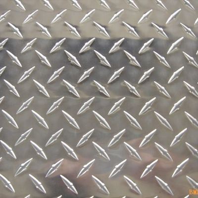 5.0mm Aluminium Plat Berlian Lembaran 5754 Plat Aluminium Checker