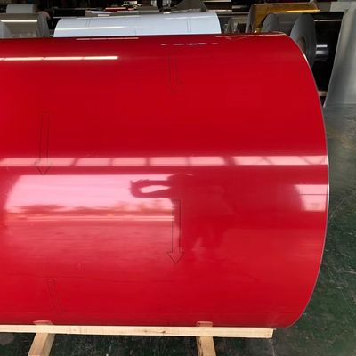 Dekorasi Arsitektur 2.0mm Red Anodized Aluminium Coil