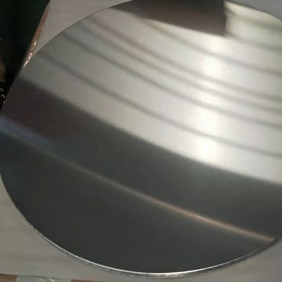 Cakram Lingkaran Aluminium 5052 H32 Mill Finish Rambu Jalan Ukuran Kustom Kerataan Tinggi Tepi Bebas Gerigi Food Grade