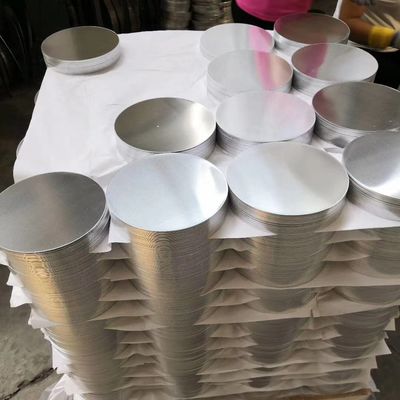 Plain Mill Finish 3003 Aluminium Disc Blank 50mm 1600mm Pot Custom Size Tinggi Flatness Burr Free Edge Food Grade