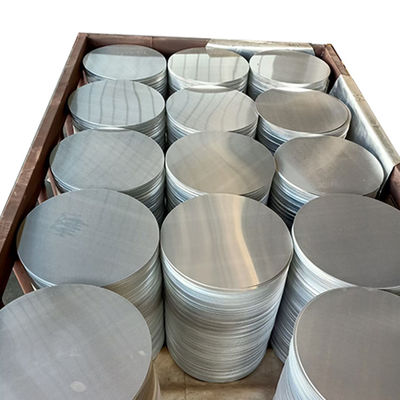 Mill Finish 1050 HO Aluminium Round Plate Cookware Custom Size High Flatness Burr Free Edge Food Grade