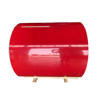 H112 Pe Pvdf Color Coated Aluminium Sheet Untuk Membuat Atap